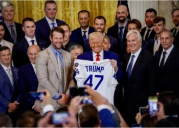 Trump elogia a Shohei Ohtani durante la visita de los Dodgers a la Casa Blanca