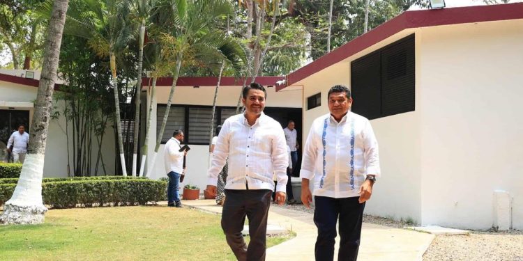 Javier May y Conagua definen proyectos hidráulicos para Tabasco en 2025