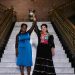Clara Brugada rinde homenaje a Francia Márquez y le entrega las llaves de la Ciudad de México