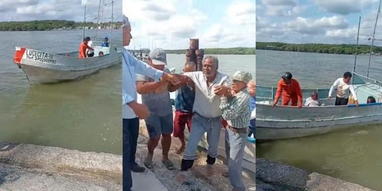 Localizan con vida a los dos pescadores desaparecidos en Centla