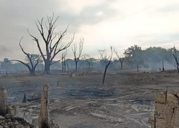 Controlado en un 97% incendio en ranchería Lázaro Cárdenas; continúa labor de enfriamiento