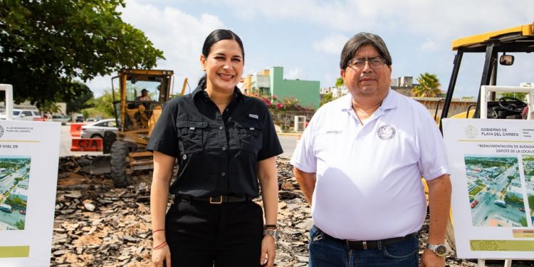 Estefanía Mercado da arranque a histórica repavimentación de la Avenida Mayapán; más de 18 MDP en inversión para beneficiar a más de 30 mil habitantes