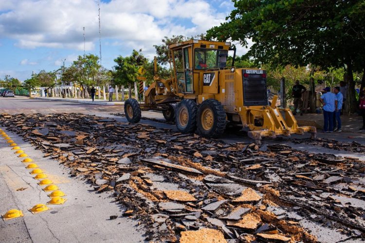 Estefanía Mercado da arranque a histórica repavimentación de la Avenida Mayapán; más de 18 MDP en inversión para beneficiar a más de 30 mil habitantes