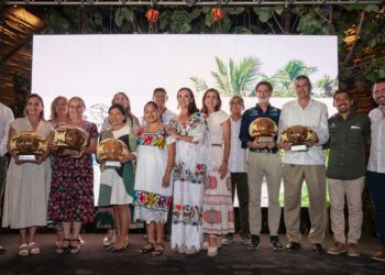 El Parque del Jaguar, en Tulum se llevó a cabo por primera vez la entrega de los Premios “Los +Ecoístas”
