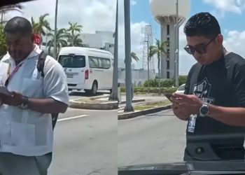 Exhiben a taxistas ‘pirata’ hostigando a Uber en Cancún