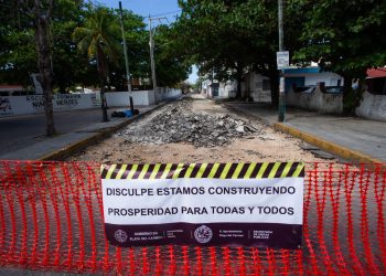 Estefanía Mercado arranca repavimentación histórica en el Centro de Playa del Carmen con inversión superior a 19.9 millones de pesos