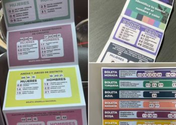 Circula en redes una supuesta guía llamada “acordeones judiciales”, con instrucciones sobre cómo votar en la consulta del 1 de junio
