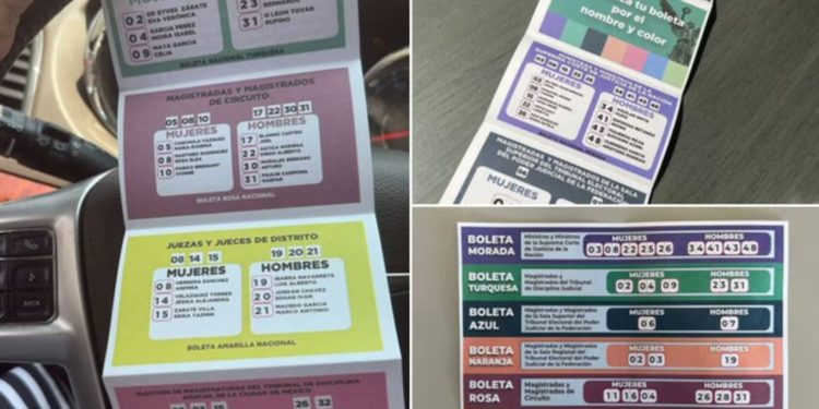 Circula en redes una supuesta guía llamada “acordeones judiciales”, con instrucciones sobre cómo votar en la consulta del 1 de junio