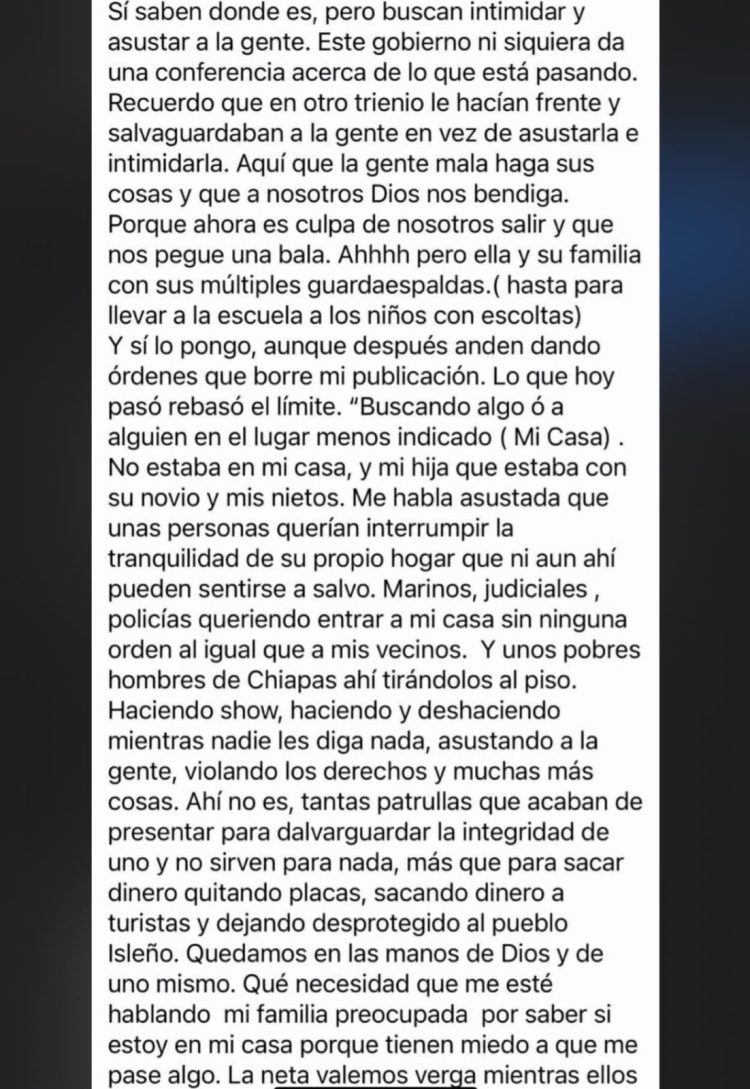 “LLAVE EN MANO” Atenea Gómez Ricalde entregó Isla Mujeres a la delincuencia