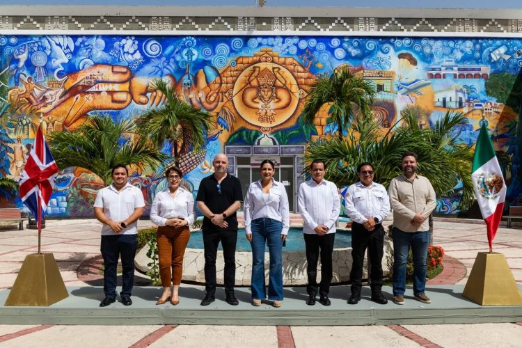 Gobierno de Estefanía Mercado fortalece alianza estratégica con el Reino Unido para impulsar turismo seguro, sostenible e innovador en Playa del Carmen