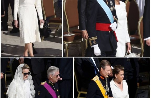 Reinas católicas se acogieron a su privilegio de vestir de blanco en pontificado de León XIV