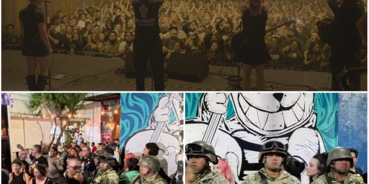 El emblemático Multiforo Cultural Alicia fue clausurado durante una presentación del músico vasco Fermín Muguruza