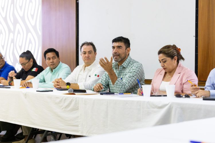 Gobierno de Estefanía Mercado hace equipo con empresas de servicios públicos y privados para poner orden y cuidar Playa del Carmen