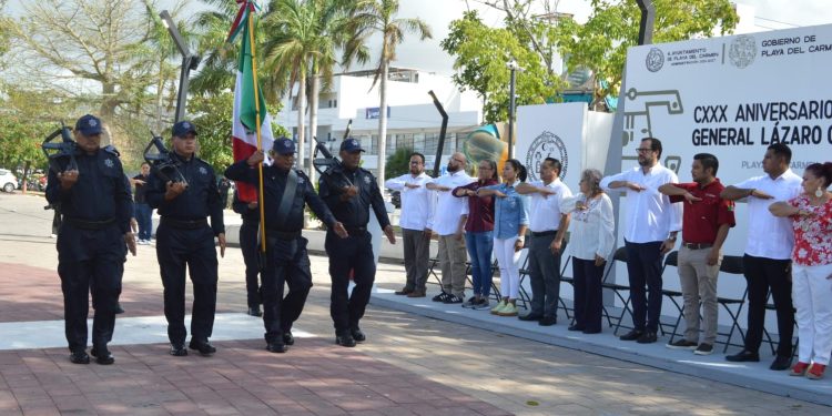 Gobierno de Playa del Carmen conmemora el 130 aniversario del natalicio del General Lázaro Cárdenas del Río
