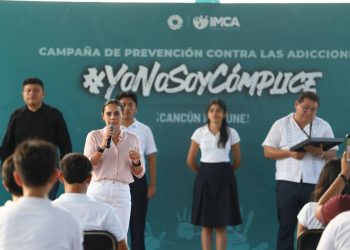 Autoridades de BJ llevan campaña de prevención contra las adicciones a las escuelas