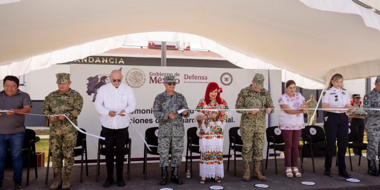 GUARDIA NACIONAL REFUERZA SU PRESENCIA EN CAMPECHE; LAYDA SANSORES INAUGURÓ EL DESTACAMENTO EN HECELCHAKÁN