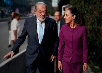 Claudia Sheinbaum y Carlos Slim dialogan sobre el rumbo económico de México