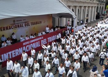 Conmemora Veracruz el Día del Trabajo con participación de casi 66 mil trabajadores