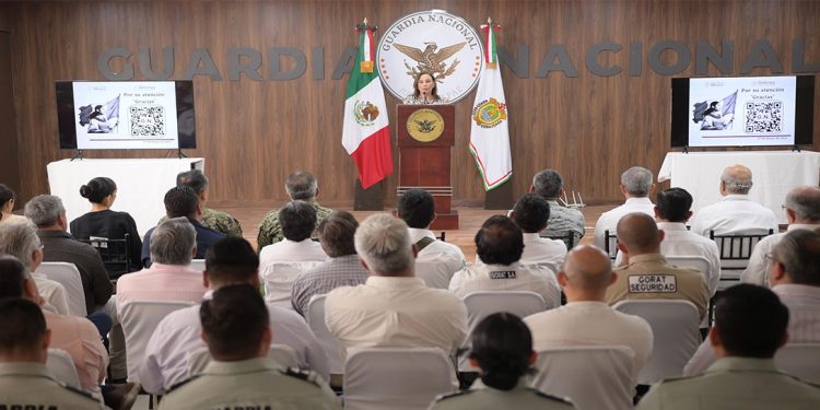 Coordinación con la GN para garantizar seguridad, paz y tranquilidad en las carreteras: Gobernadora