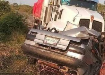 Fatal accidente en Emiliano Zapata deja cuatro fallecidos
