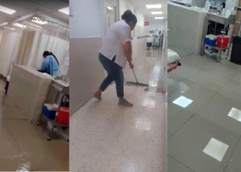 Lluvias provocan filtraciones en Centro de Especialidades del ISSET