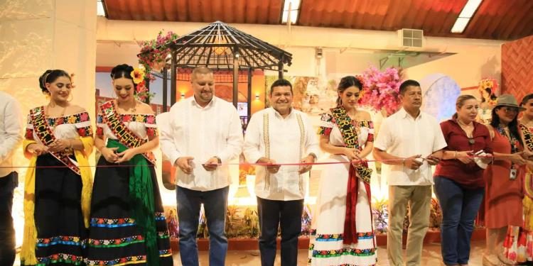 Inauguran stands de Macuspana y Nacajuca en el séptimo día de la Feria Tabasco 2025