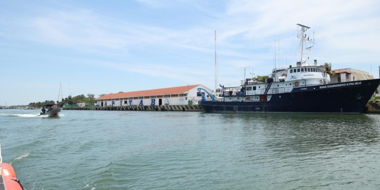 Javier May recorre predio para el nuevo Puerto de Frontera; inversión será de 7 mil millones de pesos
