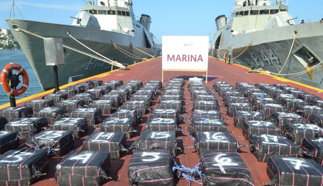 Marina confisca más de 1.5 toneladas de cocaína en operativo marítimo en Acapulco