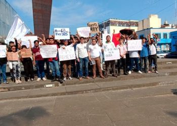 Estudiantes protestan en Villahermosa tras desalojo violento en el Tec de Balancán