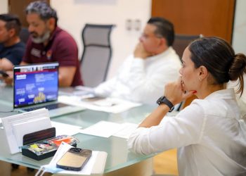 Ana Paty Peralta se une a estrategia estatal contra el sargazo