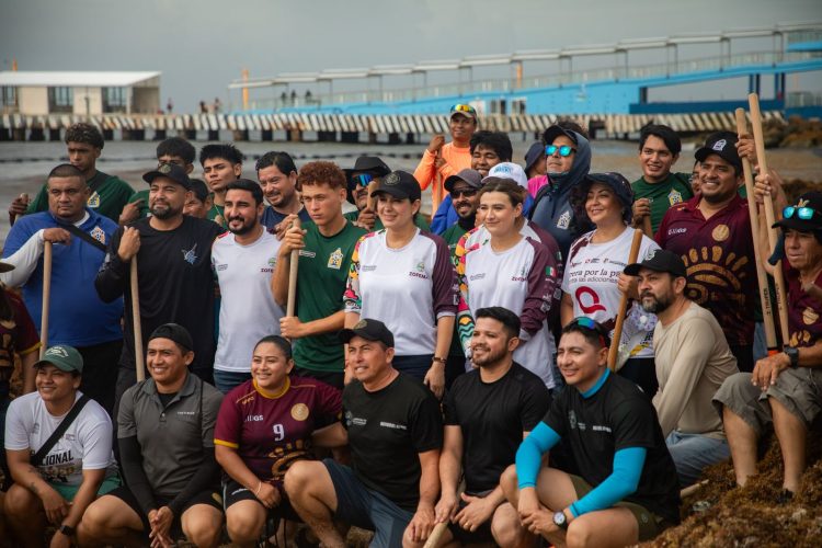 Estefanía Mercado lanza el “Reto Sargazo” y convoca a los gremios y a la ciudadanía a sumar esfuerzos en la limpieza de playas