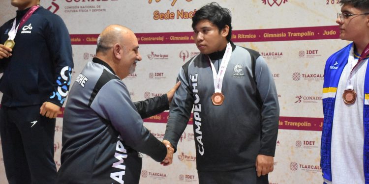 CAMPECHE GANA UN ORO, UNA PLATA Y DOS BRONCES EN OLIMPIADA NACIONAL DE LUCHAS ASOCIADAS