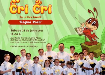 CORO INFANTIL “REGINA COELI” CELEBRARÁ EL LEGADO DE CRI CRI