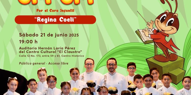 CORO INFANTIL “REGINA COELI” CELEBRARÁ EL LEGADO DE CRI CRI