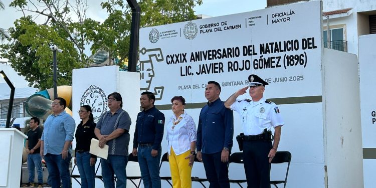 Playa del Carmen honra el legado de Javier Rojo Gómez en el 129 aniversario de su natalicio