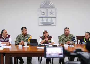 Confirma Mara Lezama saldo blanco en Chetumal en acciones coordinadas por onda tropical