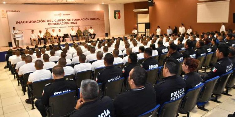 Inician capacitación 97 cadetes para la Policía de Proximidad en Tabasco