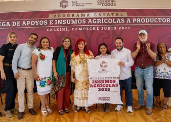 PRODUCTORES CAMPECHANOS RECIBIERON FERTILIZANTES E INSUMOS AGRÍCOLAS