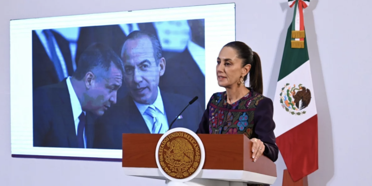 Sheinbaum pide a Calderón explicar advertencias sobre García Luna y sus presuntos vínculos con el narco