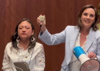 Lilly Téllez acusa a senadoras de Morena y solicita medidas de protección