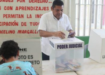 Javier May participa en la Elección Judicial 2025: “Vamos a garantizar que la democracia se ejerza