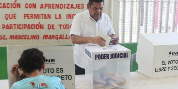 Javier May participa en la Elección Judicial 2025: “Vamos a garantizar que la democracia se ejerza