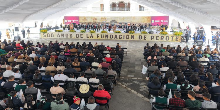 Celebra Gobernadora 500 años de Perote; reafirma compromiso con desarrollo del municipio