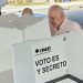 Rafael Marín Mollinedo emite su voto en Cancun para la elección del Poder Judicial