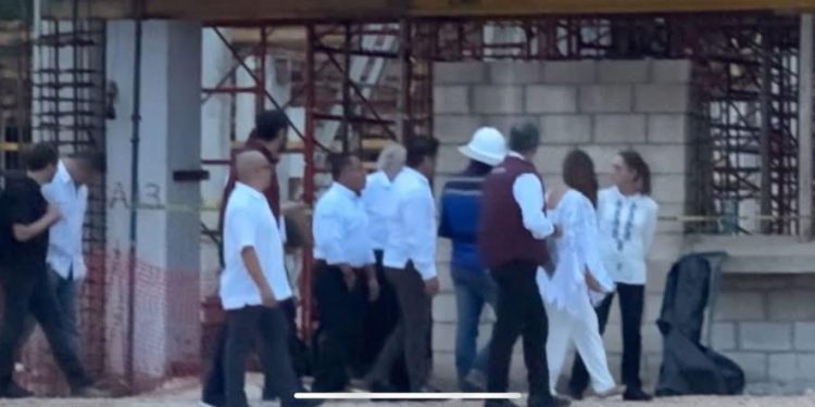 Llega Claudia Sheinbaum a escondidas a Felipe Carillo Puerto