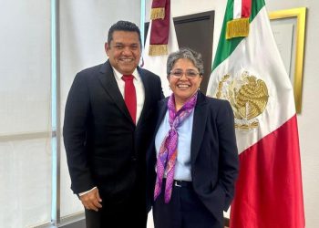 Javier May se reúne con Raquel Buenrostro en CDMX para fortalecer coordinación anticorrupción