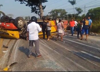 Tres personas atropelladas por autobús en la Villahermosa–Macuspana