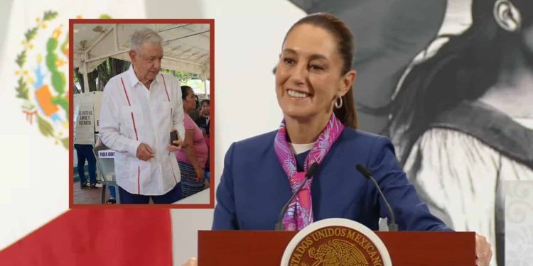 Sheinbaum reacciona a la reaparición de López Obrador en la elección judicial