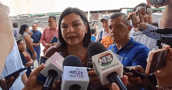 Avanza rehabilitación del mercado provisional de Casa Blanca