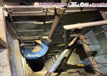 Aseguran túnel de 600 metros entre Tijuana y San Diego utilizado para el trasiego de drogas